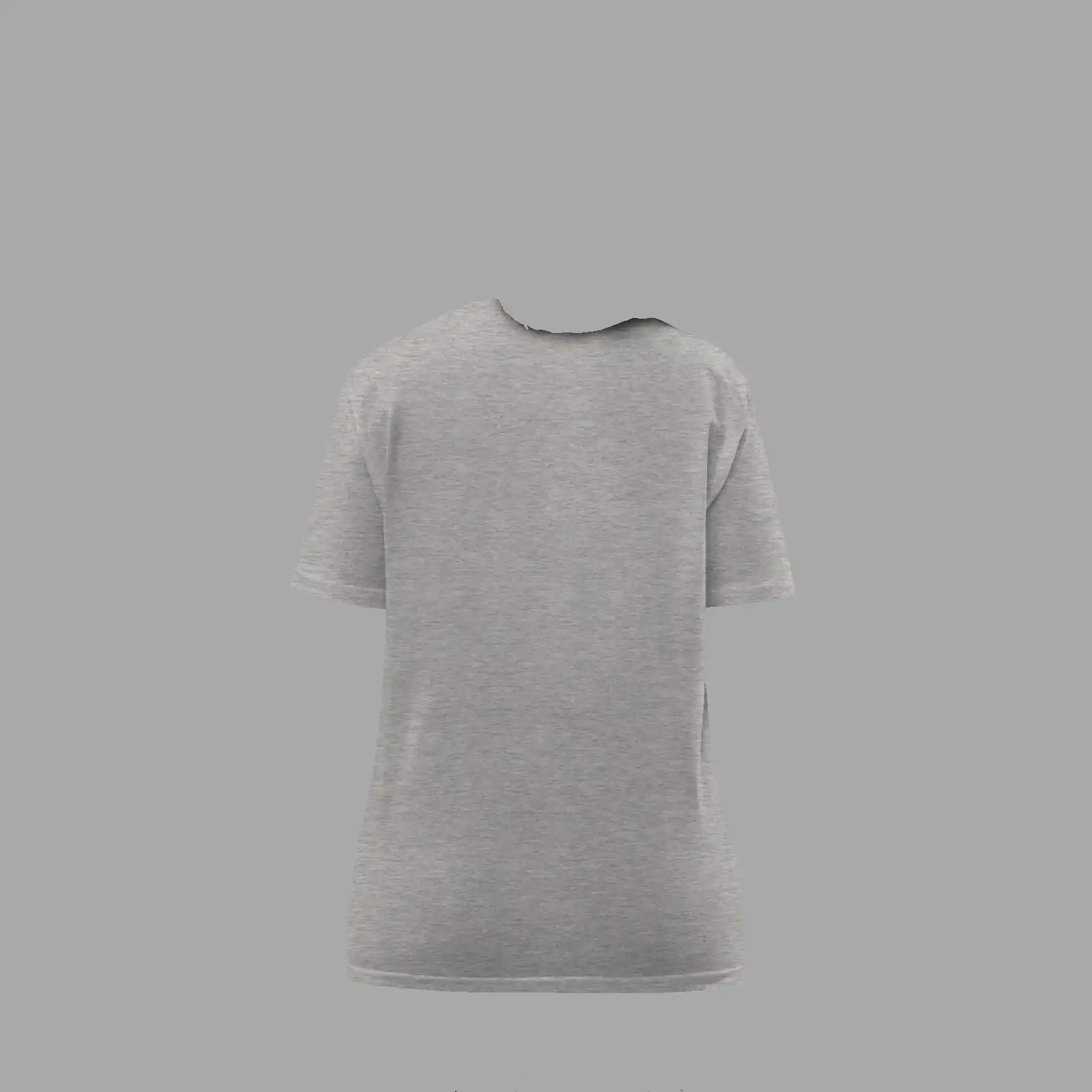 Unisex Organic Cotton T-Shirt Hello Angel Heather Grey - Image 4