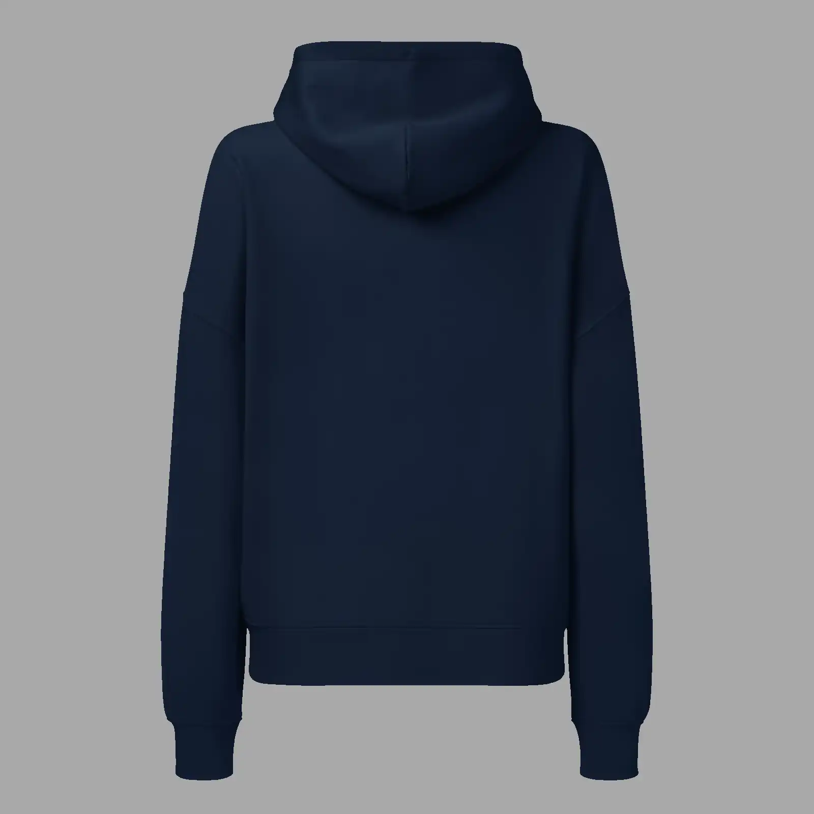 Womens Organic Hoodie Romantic Self-cannibalism French Navy - Image 2