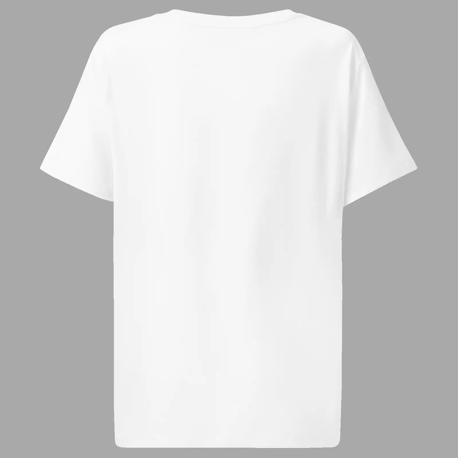 Womens Organic Ribbed Neck T-Shirt Anthropophagous Dilemma White - Image 2